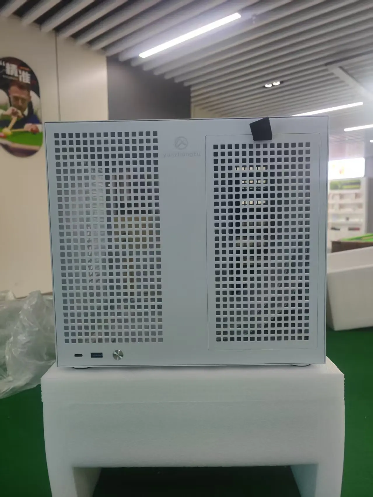 Hot Boogschutter 8-Bay NAS Chassis Met Backplane Case ATX voeding MATX Moederbord Volledige Hoogte PCIE UNRAID Zwart Wit