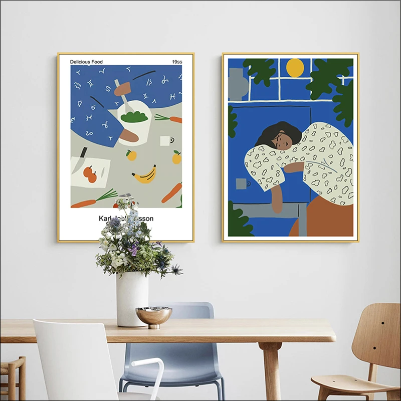 

Абстрактный постер в современном стиле, настенная роспись с изображением фигуры, для гостиной, дивана, комбинированная абстрактная стена