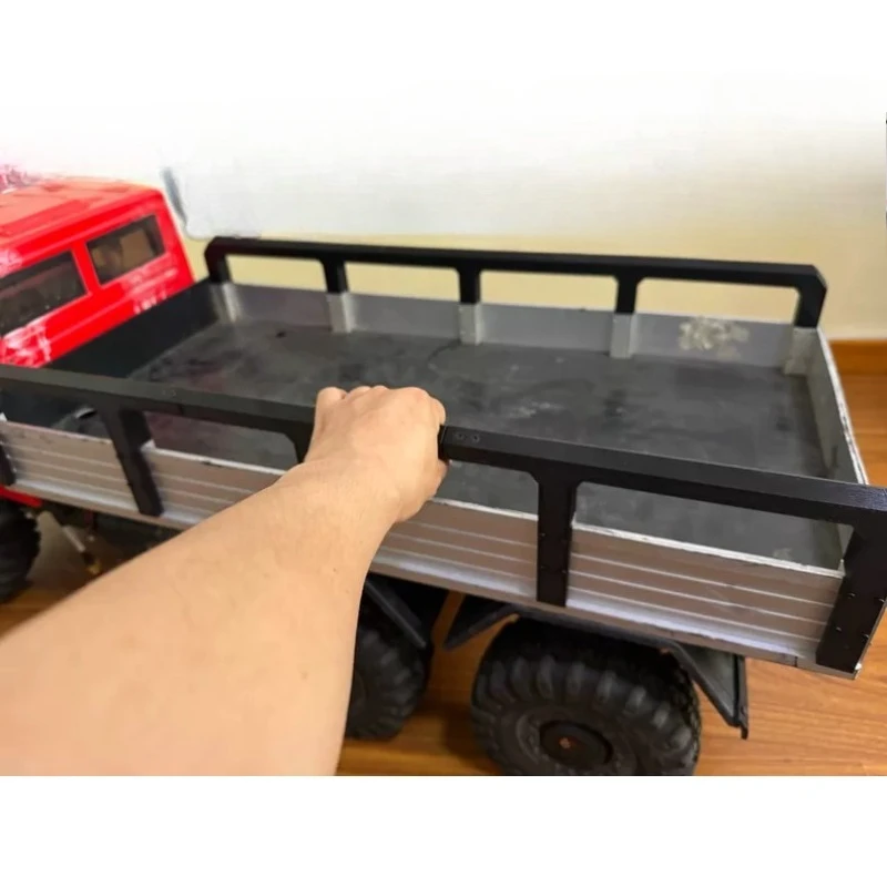 For CROSSRC EMO XX XXL 1/6 Scale RC Crawler 3D Printed Extended Drill-Mount Rear Cargo Bed Handrail Upgrade Accessory