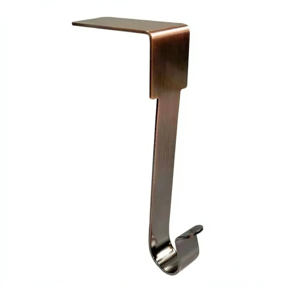 Modern Metal Stocking Hanger Fireplace Mantle Hook Heavy Duty Organizer Decorative Bag Rack For Home Office Usage