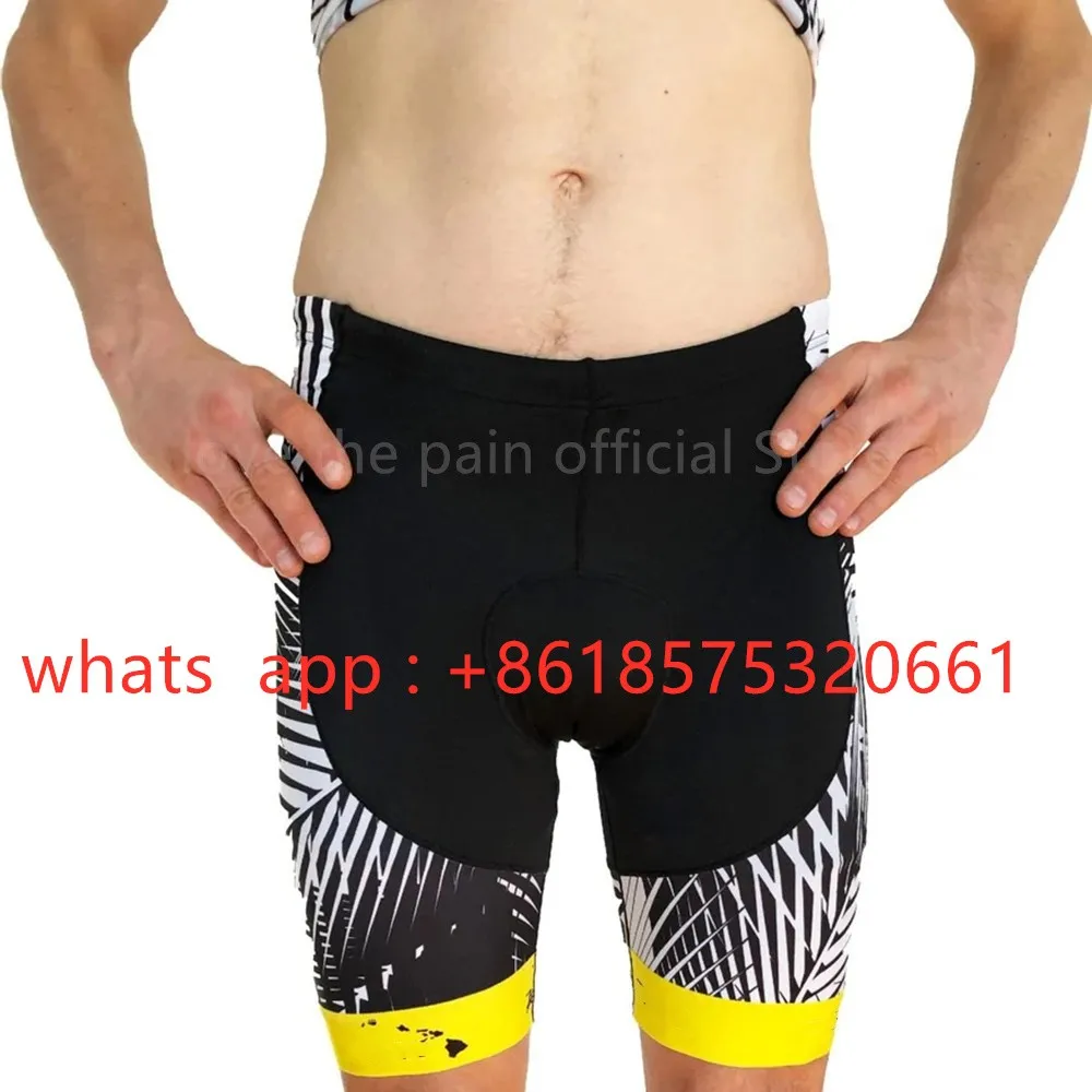 Zootekoi Men Cycling Shorts Triathlon Strapless Shorts Ropa Ciclismo Lycra Bicycle Shorts Swimming Running Shorts MTB Shorts