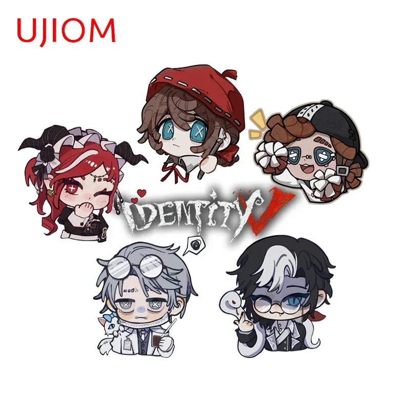 UJIOM Identity V Theme Cute Cartoon Wall Sticker Adorable Funny Characters Graphics Decals Waterproof Vestibule Decoration