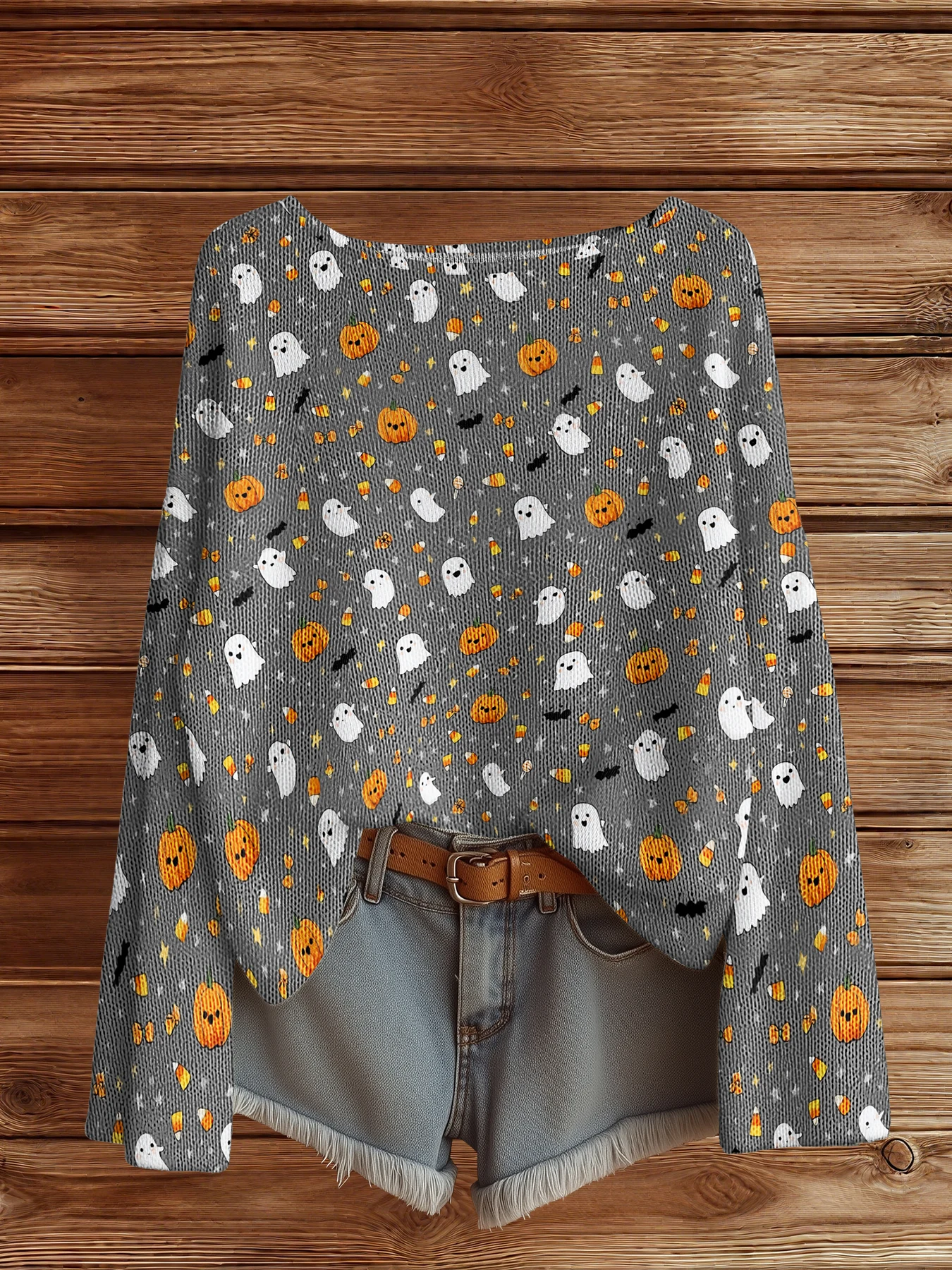

Autumn Winter Knitted sweaters Halloween Vintage Fashion Lightweight Sweater Casual Streetwear jumpers for girls y2k Tops