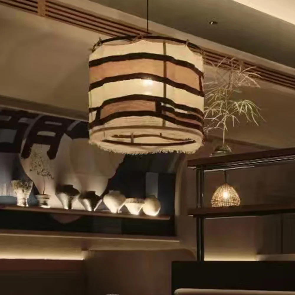 Restaurant chandelier wabi wind tea room bed and breakfast box bar counter retro designer new