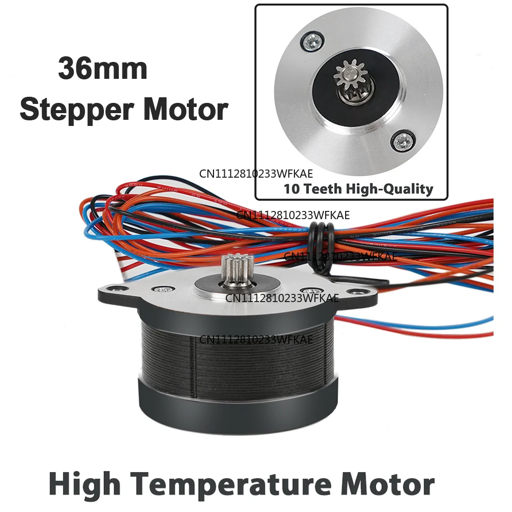 36Mm Round Pancake Machine 36STH20-1004HG Four-Wire Stepper Motor for Orbiter/Sherpa Mini Extruder Voron 2.4 Ender 3 CR10 Pieces