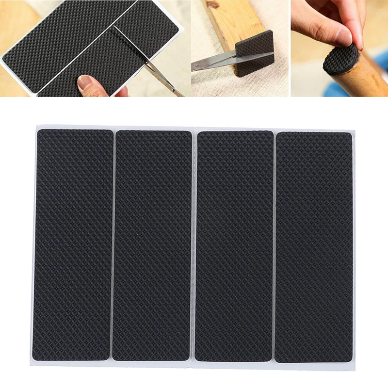 4Pcs Sofa protectors Furniture Feet Pads Anti-Slip Chair Table Furniture Foot Cover Protector Self-adhesive Eva Non-slip Mats