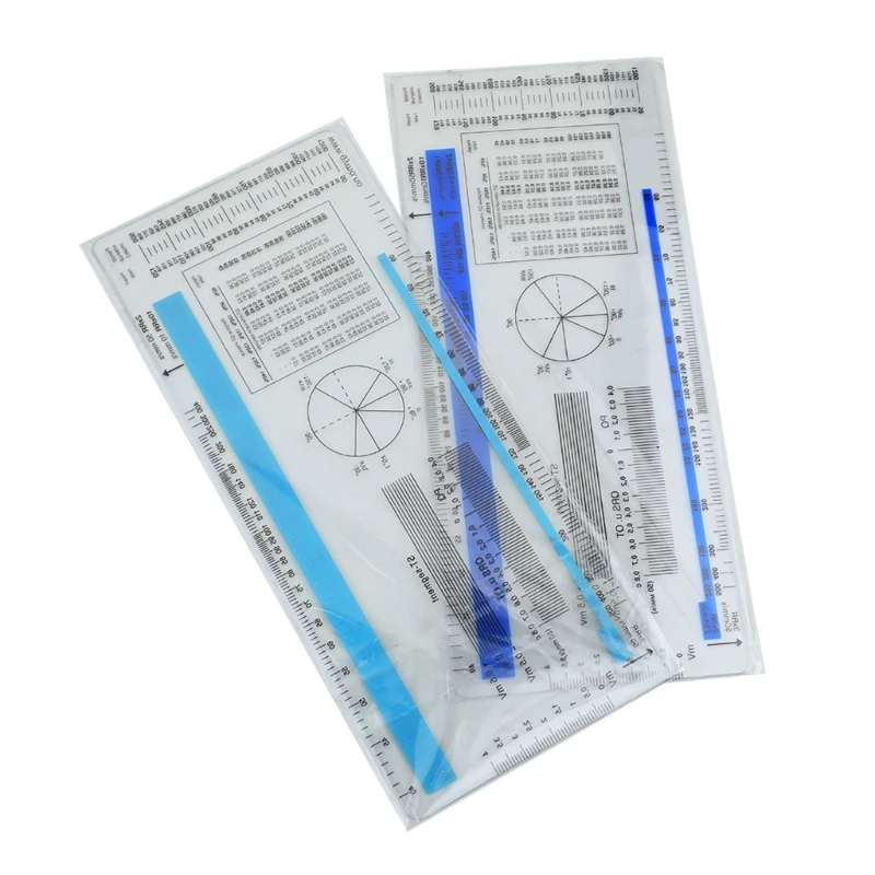 ECG Ruler ECG Student Pocket Reference Guide Electrocardiogram Ruler Cardiogram Transparent Soft Heart Rate Ruler KXRE