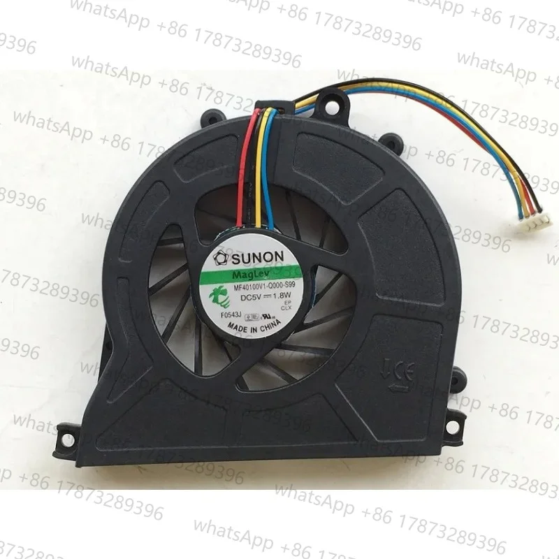 SSEA Nouveau ventilateur de refroidissement du processeur pour ordinateur portable Acer Aspire 3610 R3600 R3700 D410 D425 D510 D525 Numéro de pièce MS2177 MF40100V1-Q000-S99