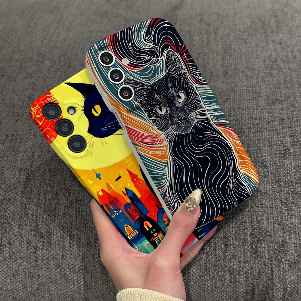 Cartoon Black Cat C…