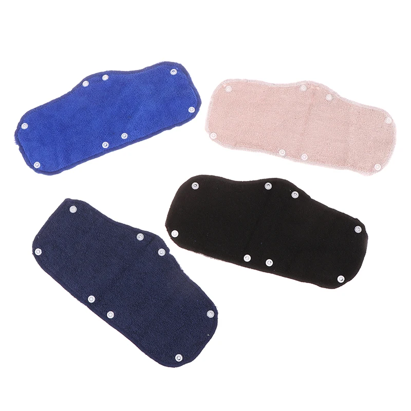 4 Stuks Helmen Zweetpads Wasbare Helm Voering Snel Absorbeert Zweet Badstof Snap-On Zweetband Liner Met Goed Zweet Absorberen