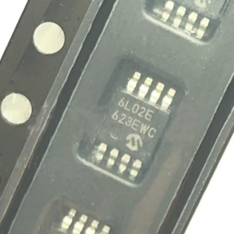 10PCS/MCP6L02T-E/MS 6L02E MSOP8 Novo Estoque Original