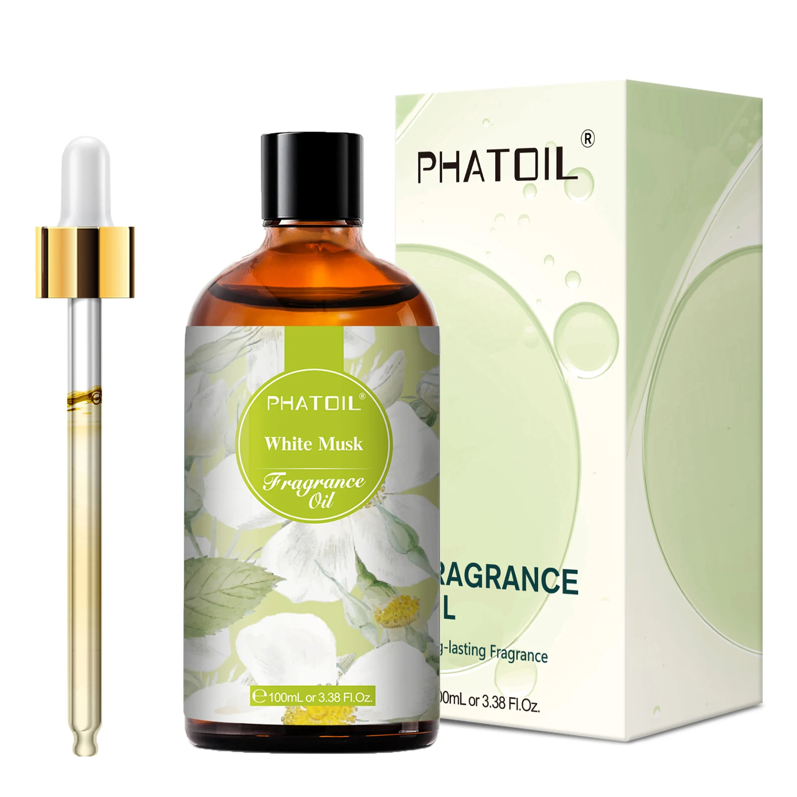 PHATOIL 100ml Fragrance Oil For Diffuser Aromatherapy-Parma Violet White Musk Orange Blossom Coffee Freesia Bubble Gum Aroma Oil