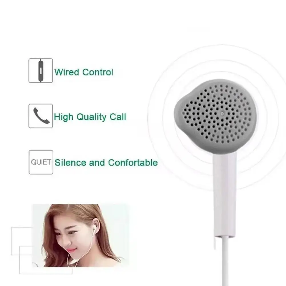 In Ear Earphone Wired With Microphone For Samsung For Xiaomi For Huawei Android In-ear Smart Phone Earphones With Microphon M0J6