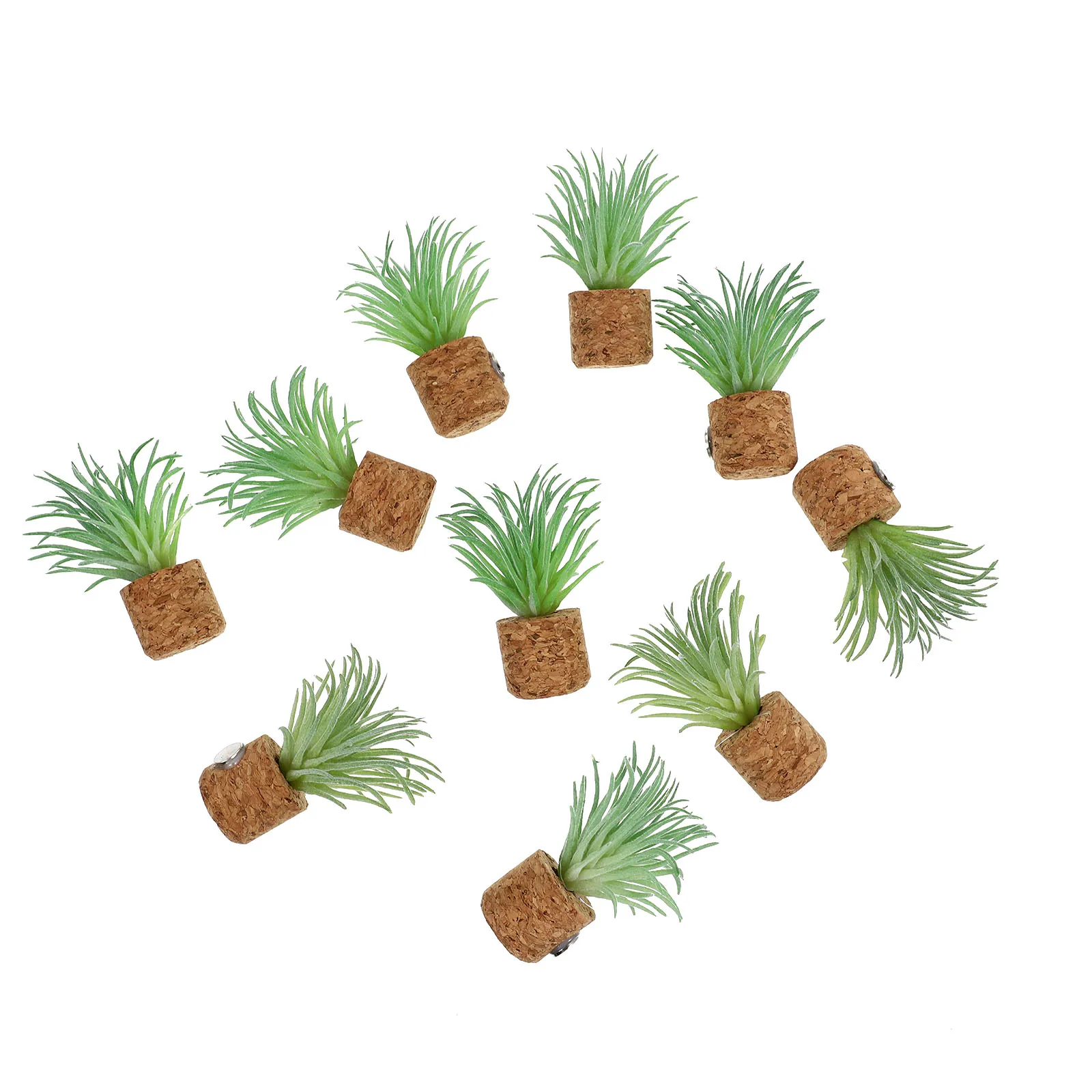 

10pcs Simulation Succulent Fridge Magnets Home Office Memo Stickers Magnetic Plant For Memo Notes Shopping Lists