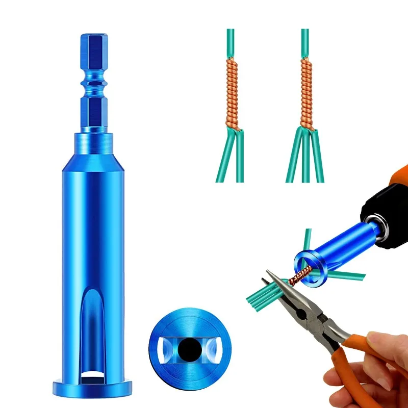 Universal Wire Twisting Tool Electrical Cable Quick Connector Automatic Twisting Wire Stripping Stripper Twister Drill Driver