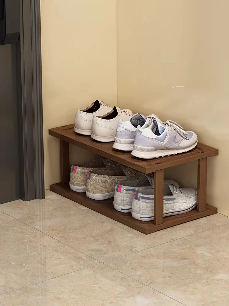 

Simple shoe rack Small narrow entrance door Household mini low shoe cabinet Multi-layer shelf
