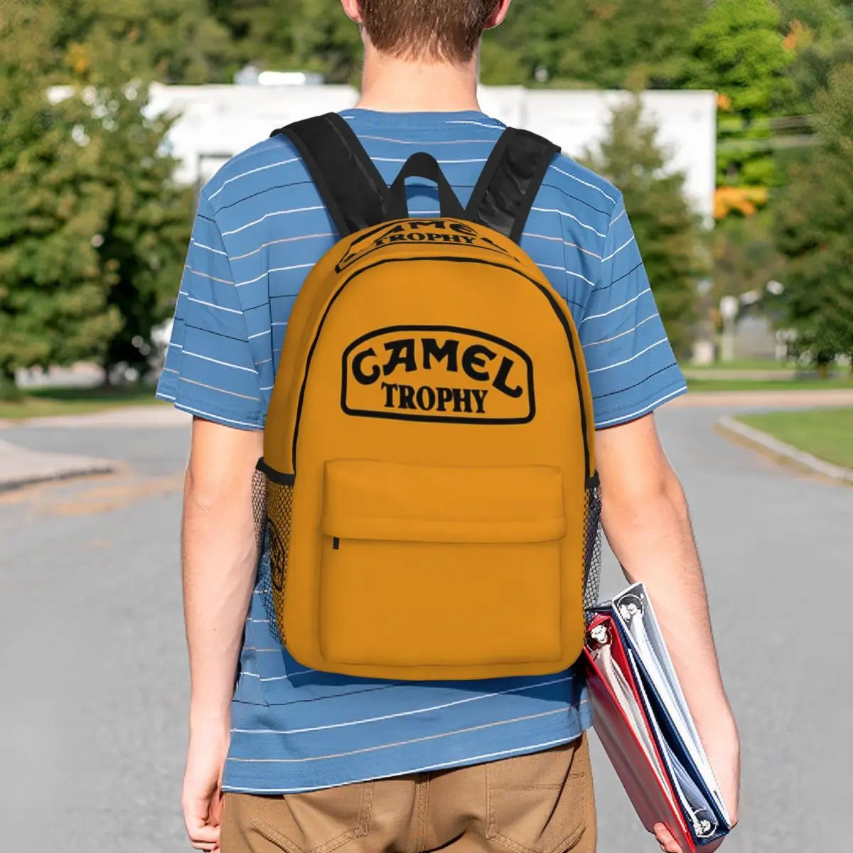 Camel Trophy Defender 110 Zaino Studente Ragazzi Ragazze BookBag Borsa da scuola per bambini Borse a tracolla per laptop per uomo Donna