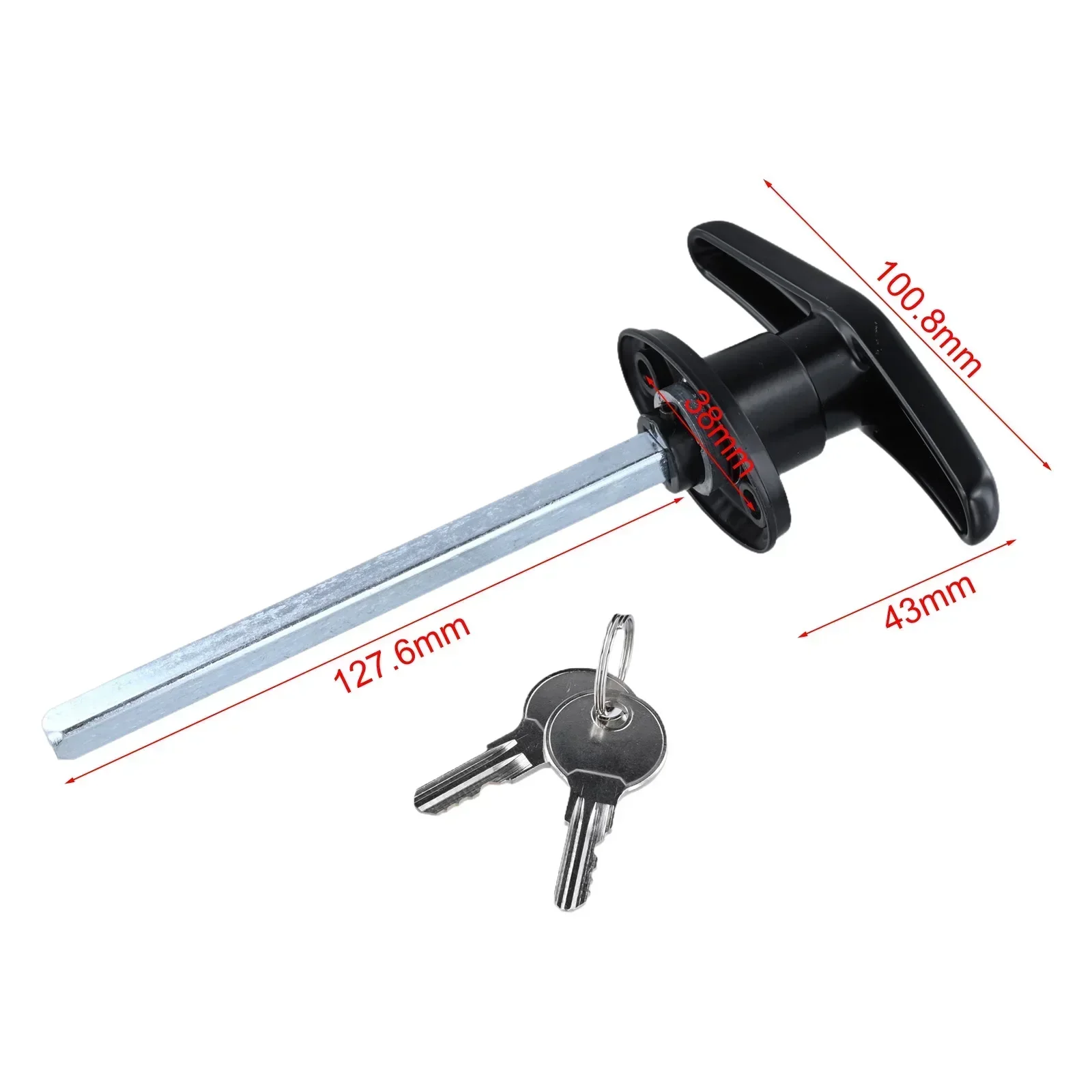 Garage Lock Door Handle With Locks Coded Zinc Alloy Combination Door Lock Hardware Lock Mechanisms T Handle Rear Campervan