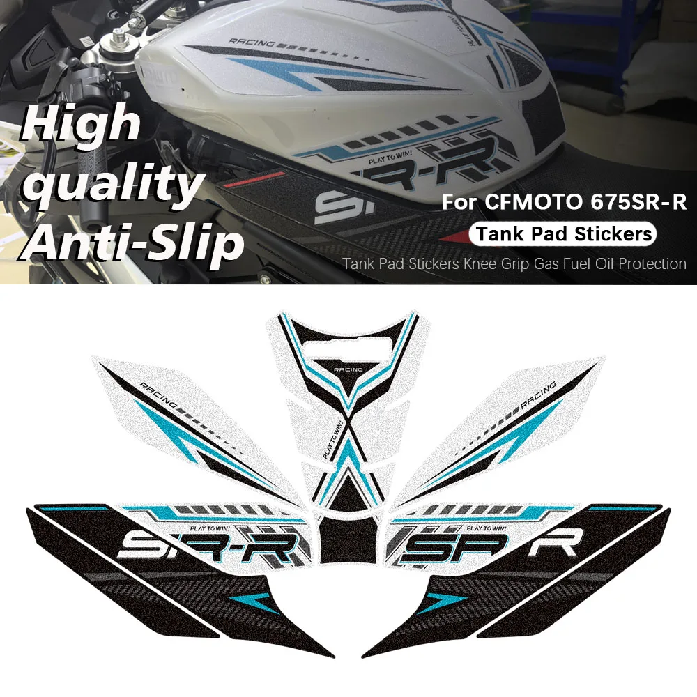 Motorcycle For 675SR-R 675SRR 675 SR R 675SR 675SS 675 SS Tank Pad Knee Grip Protection Anti-slip Stickers Decals 2025 2026