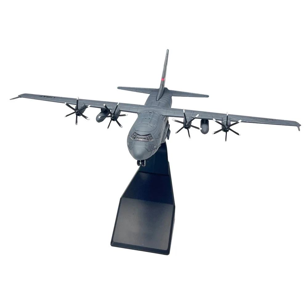 JASON TUTU 1:200 Diecast Airplane Model American AC-130 Attack Air Gunship Aircraft Model Alloy C-130 Hercules Transport Aircraf