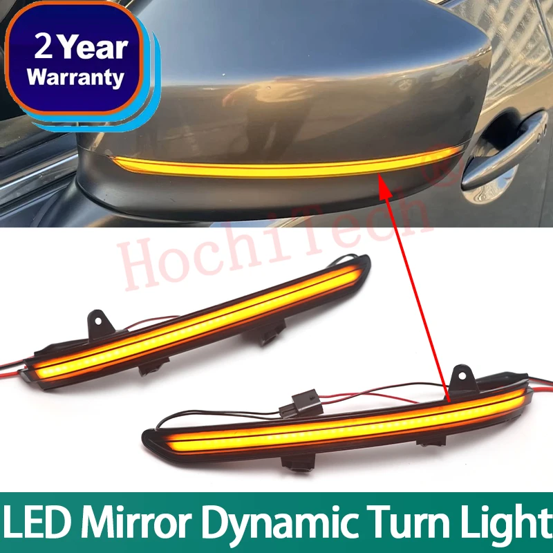 Dynamic Turn Signal LED Rearview Mirror Indicator Blinker Repeater Light for Mazda CX-5 CX5 KF CX-8 CX8 KG CX-9 TC 2016-2025