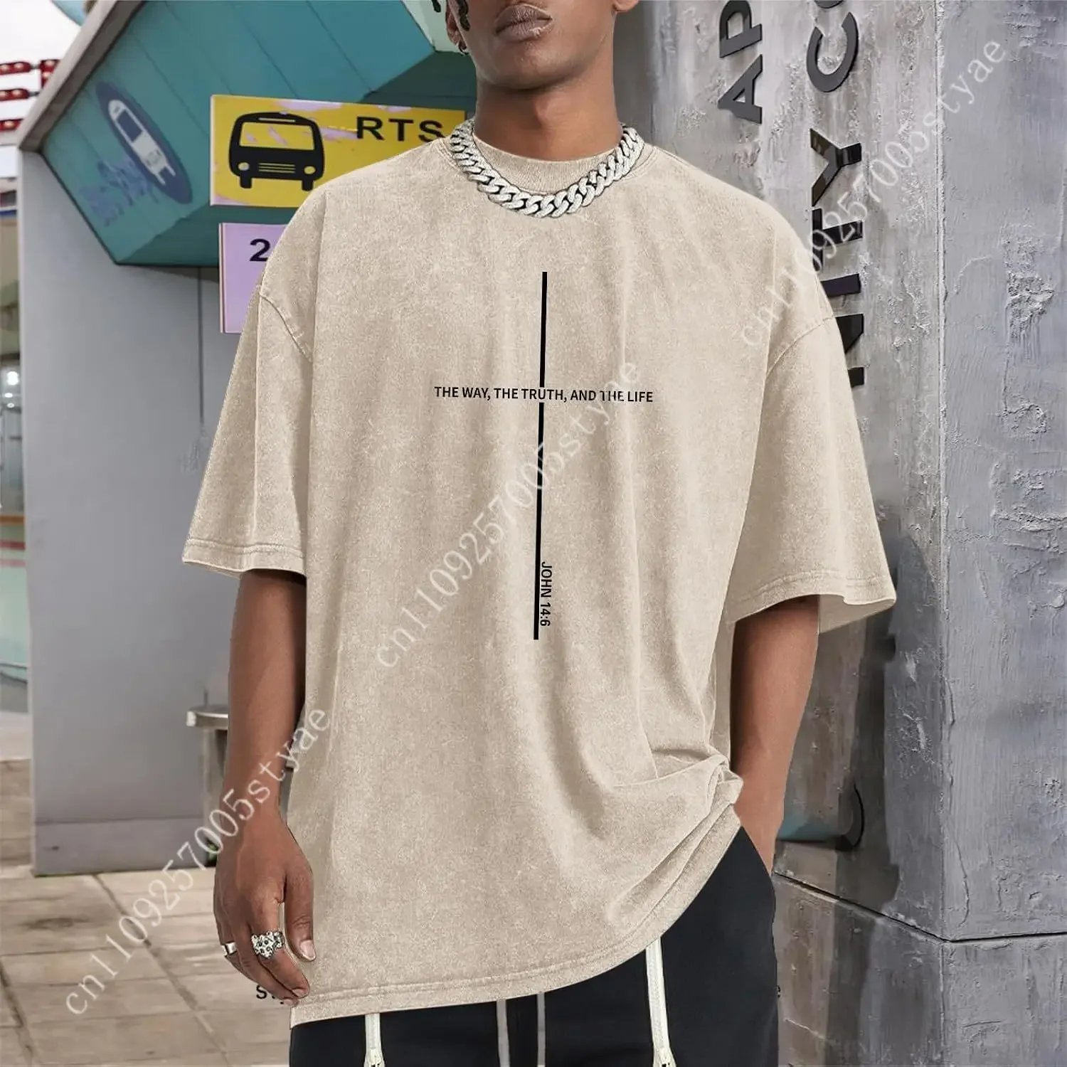 Wrenpies Christian Jesus Shirts for Men God Faith Religious Tshirt Cross Bible Verse Tops Acid Wash Oversized Graphic Tees