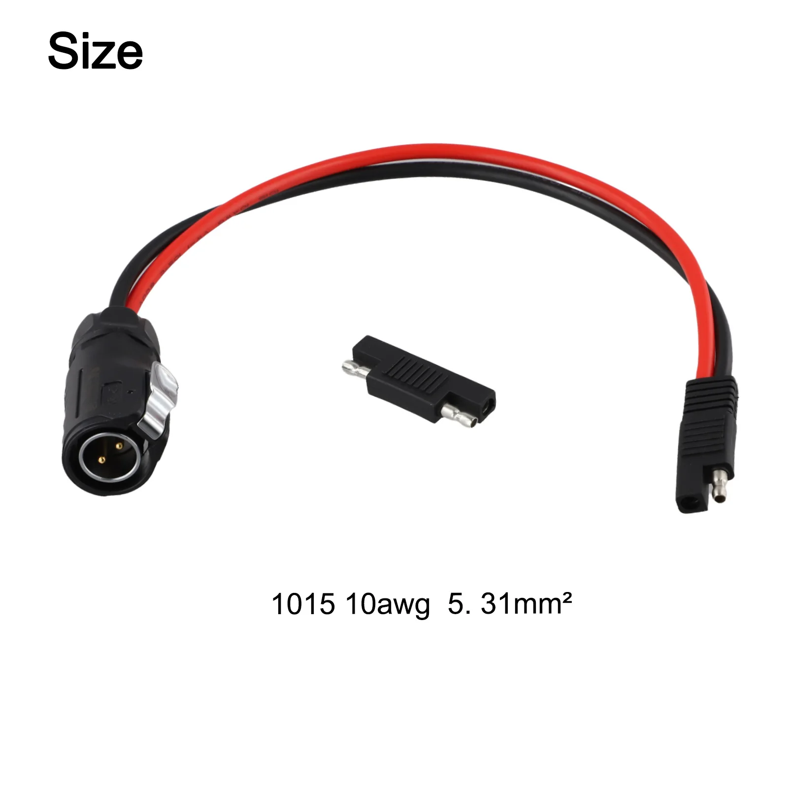 

Easy And Secure Connection 10AWG Solar Cable 2 Pin Circular Connector Excellent Durability Good Electrical Conductivity