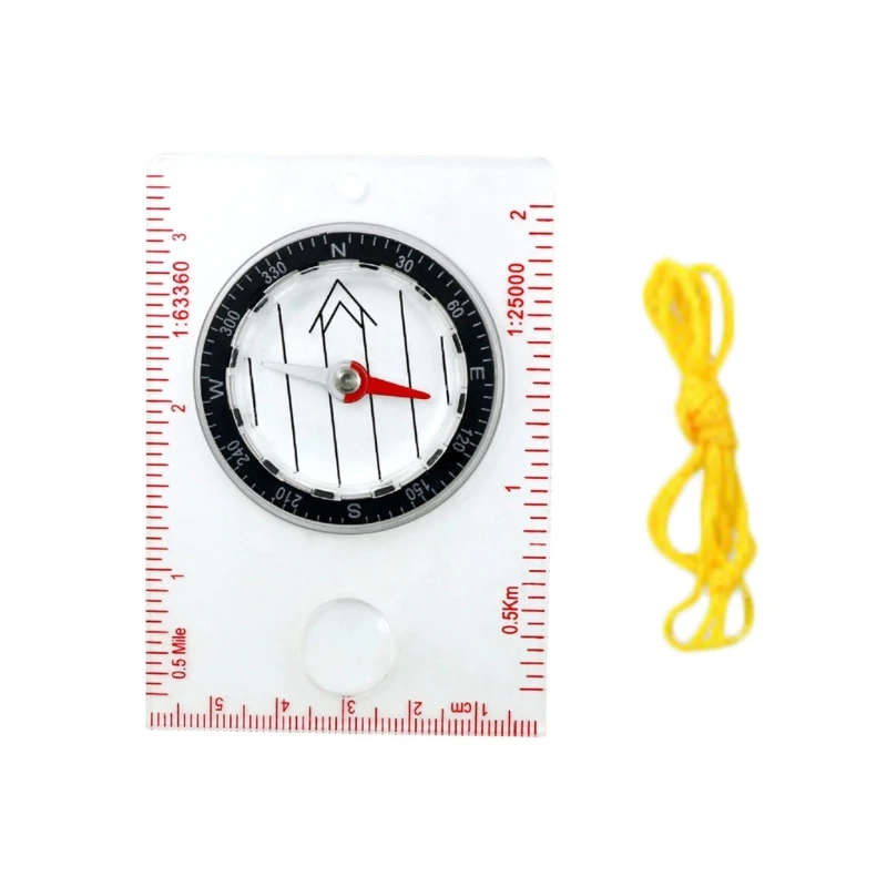 

Orienteering Compasses Survival Navigation Compasses Camping Multifunctional Compasses Ruler for Map Reading Backpacking
