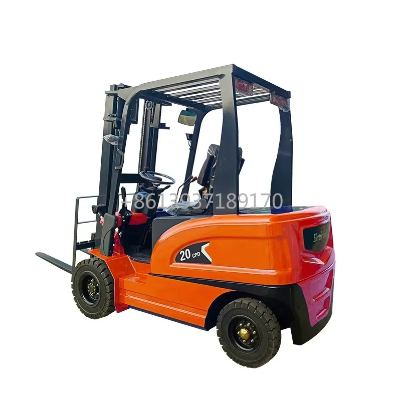 Free Shipping 4 Wheels Small Battery Electric Forklift 3 Ton Fork Lift 4 Ton 4 Meters