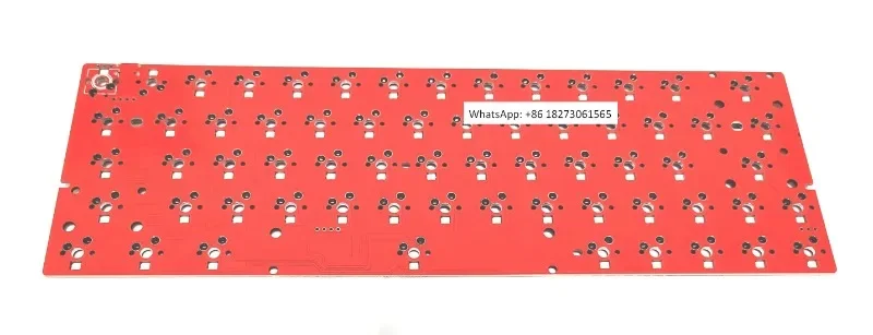Left shift 64PCB hot swappable 60% RGB mechanical keyboard customized compatible with GH60 shell