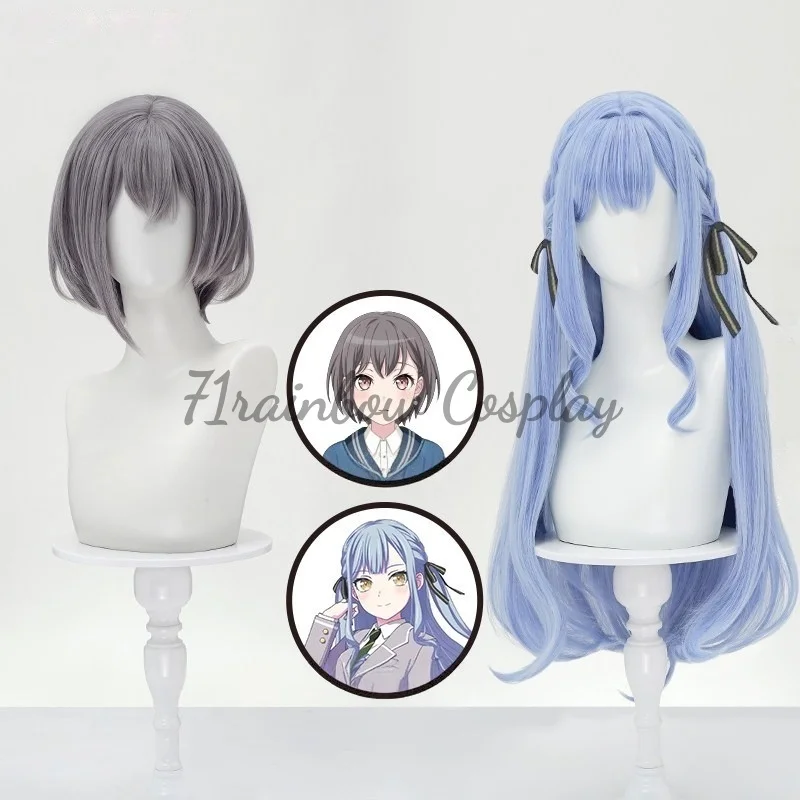 71rainbow Cosplay BanG Dream! Ave Mujica Togawa Sakiko Takamatsu Tomori Cosplay Wig Hair Game Hair Cosplay