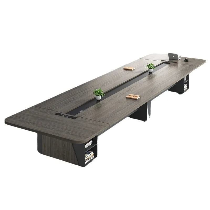 Rectangular conference tables for negotiations, table and chair combinations