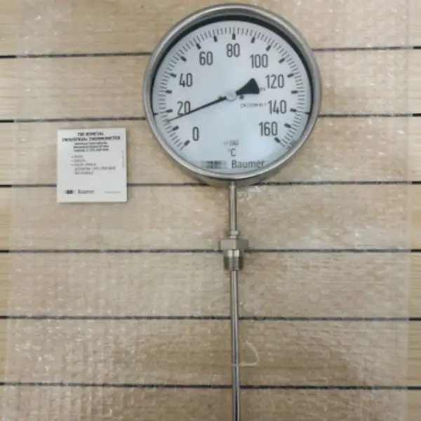 Циферблатный термометр Baumer 2025 0–160 ℃   EN13190 KI.1 Пятно