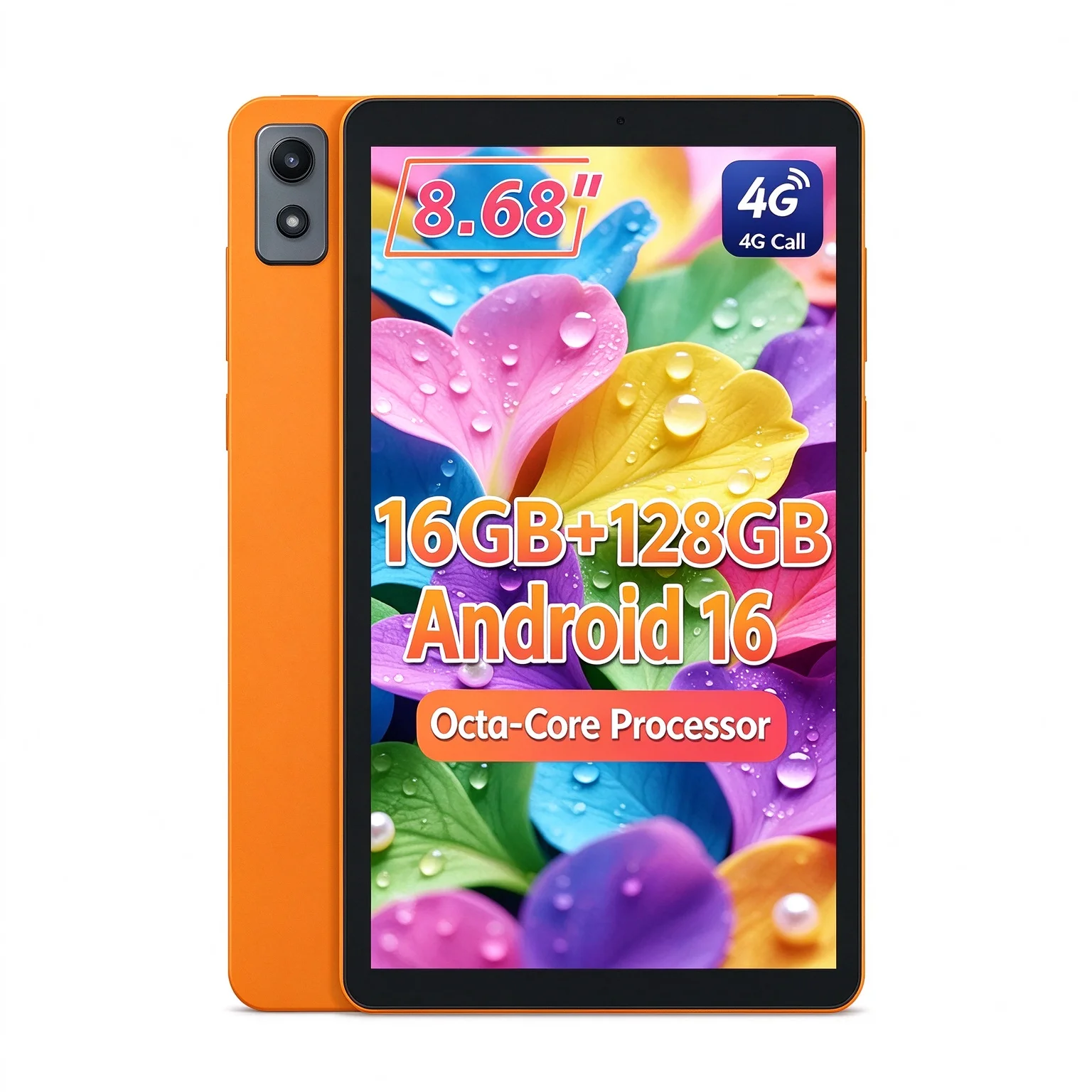 ANRY 4G LTE Android 16 Tablet 8.68