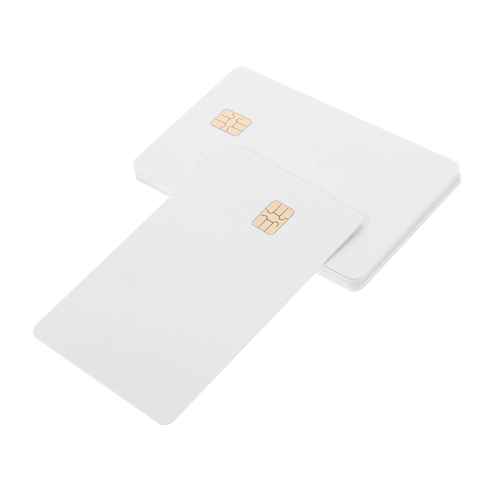 

8 Pcs Identity Card Blank White Pvc Cards Credit Identification Plastic Business Printable Smart Diy