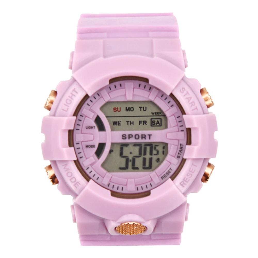 

INS унисекс водонепроницаемые повседневные регулируемые студенческие силиконовые светящиеся наручные часы светодиодные цифровые часы электронные часы