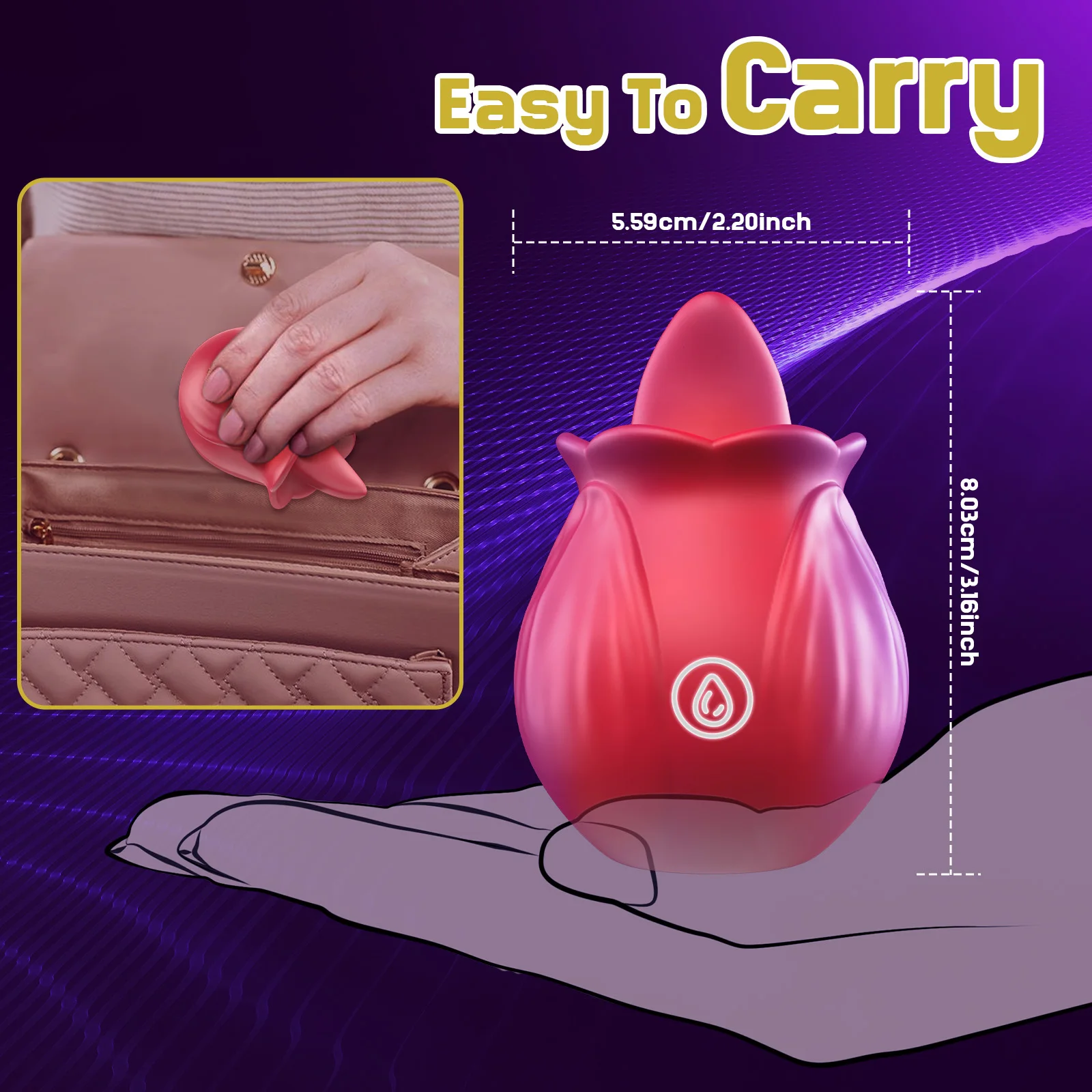 رائجة البيع ارتفع اللسان لعق الفم مص هزاز للنساء البظر محفز الإناث الاستمناء مصاصة لعق لعبة الجنس للنساء #6