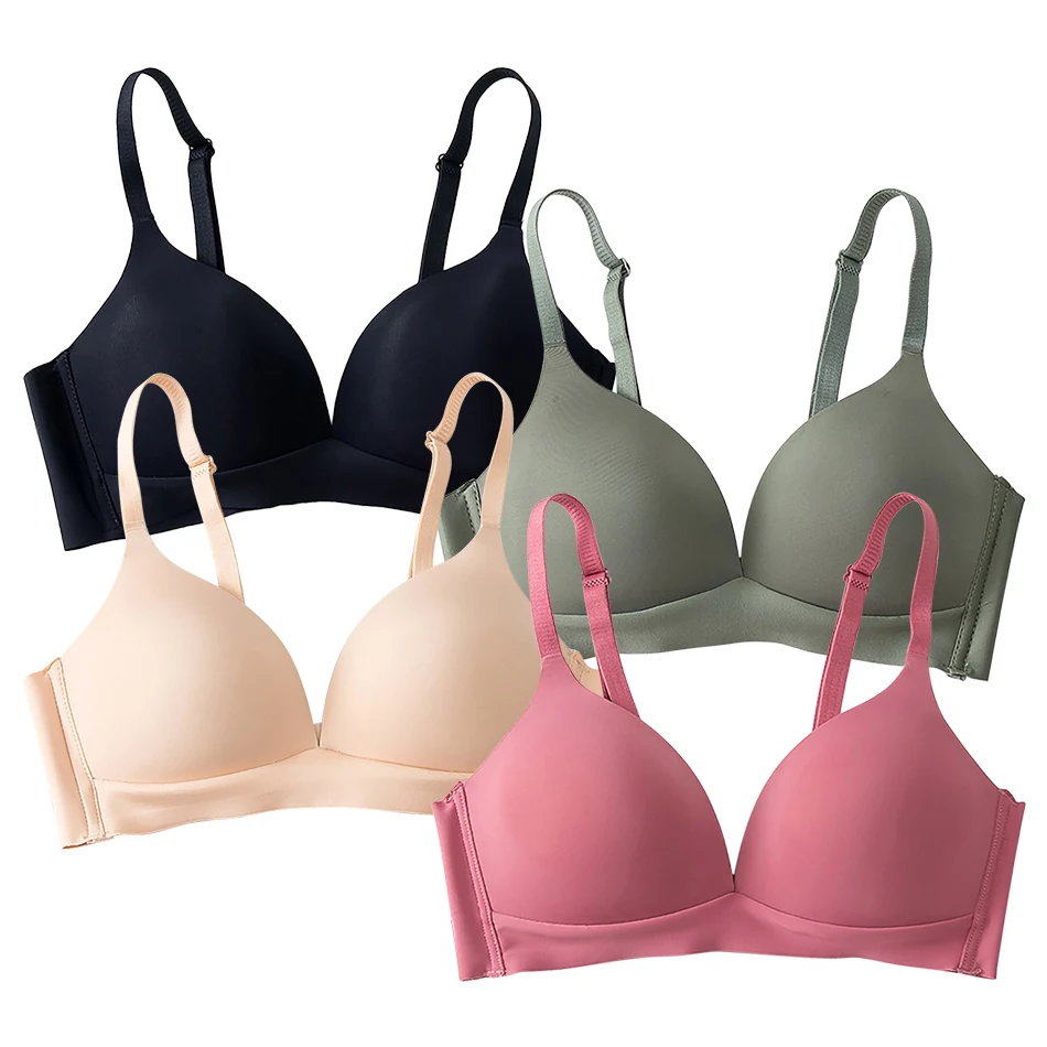 Embrace Comfortable and Style with Lightweight Wireless Bras One Piece Seamless Soft No Underwire Cup Suitable Women Daily Wear