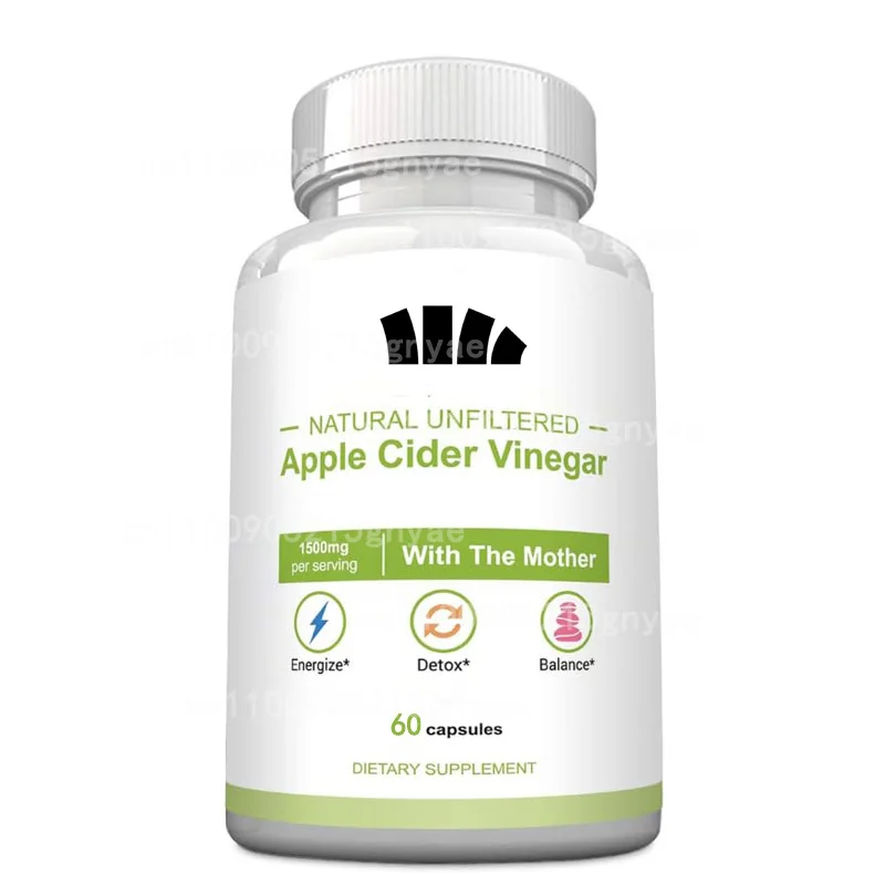 

Пробиотические жевательные конфеты с яблочным уксусом и органическими витаминами ACV, вегетарианские, без ГМО, используемые для пищеварения и иммунитета