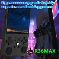 Handheld Game Console R36MAX Retro Handheld Game Console 128GB 4.0Inch IPS Screen Portable Pocket
