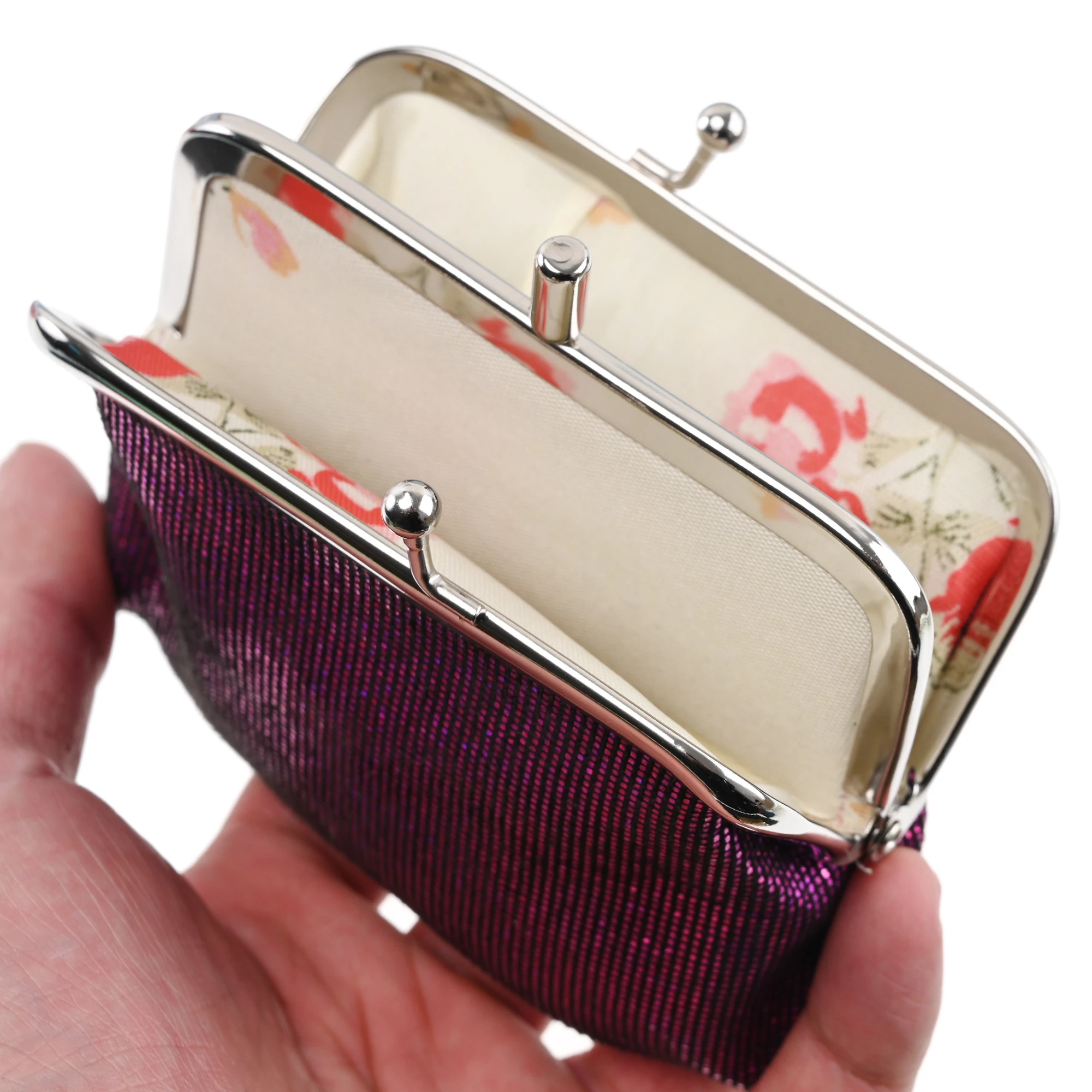 Women Coin Purse Retro Double Layer Pu Bright Grid Short Wallet New Arrival Ladies Girls Student Creative Mini Money Bag Handbag