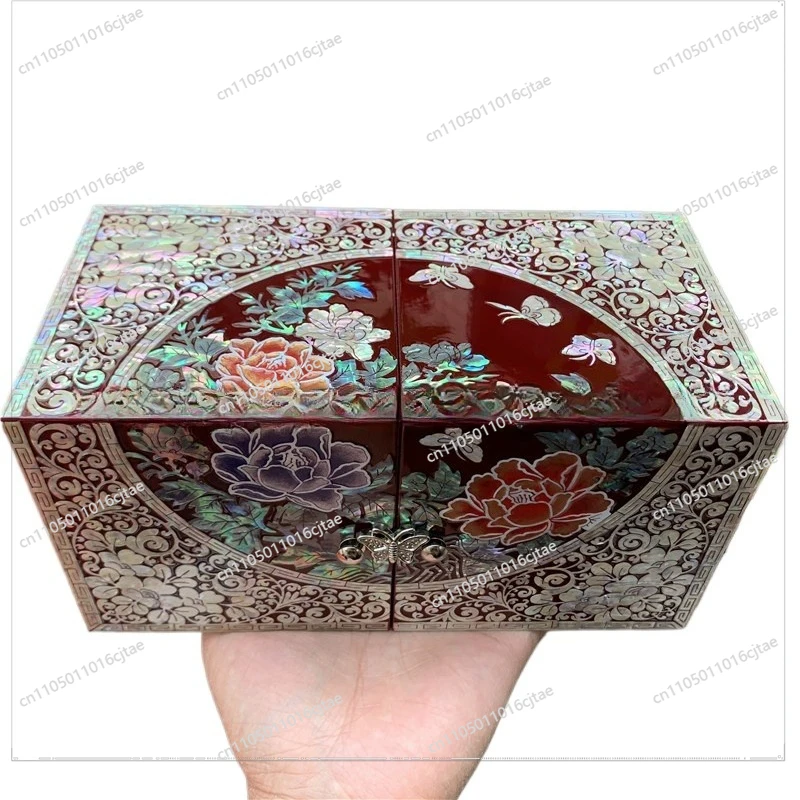 For Shell Jewelry Box, Lacquer Craft Jewelry Display Box, Scenic Handicrafts, Souvenirs
