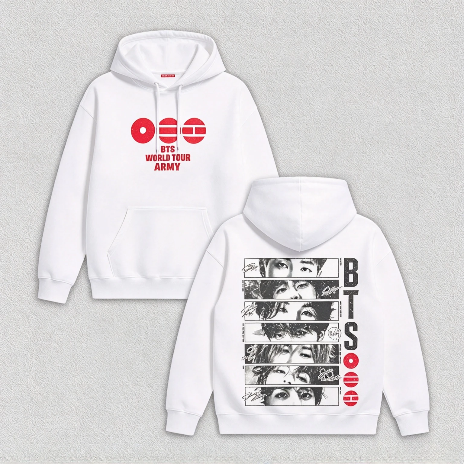Arirang BTS Members Graphic 2026 Retro BTS Merch Hoodie 2026 Summer Men Women Hoodie Cotton Street Wear Y2K