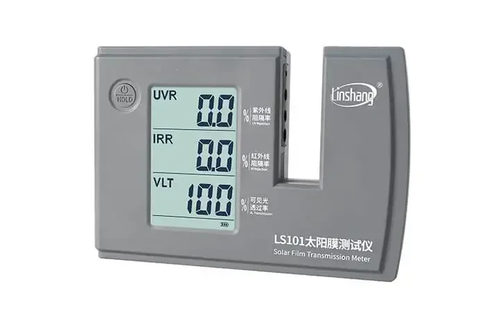 

3 in 1 Solar Film Transmission Tester with digital UV/IR Rejection Light Transmittance Meter