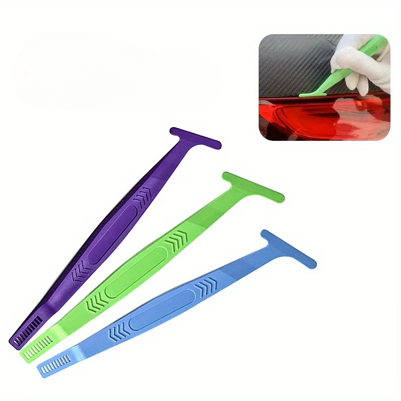 Car Film Edge Squeegee Set, Plastic Detailing Tools for Vinyl Wrap, Tint Installation, Gap Filling, Hardness Options Available