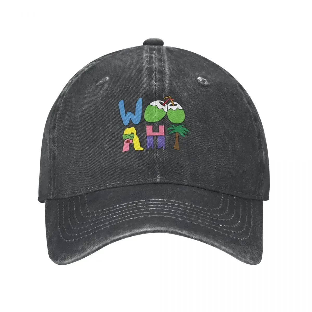 Woo Ah Coconuts Cowboy Hat Icon Christmas Hat Golf Ball Cap Men's Luxury Women's