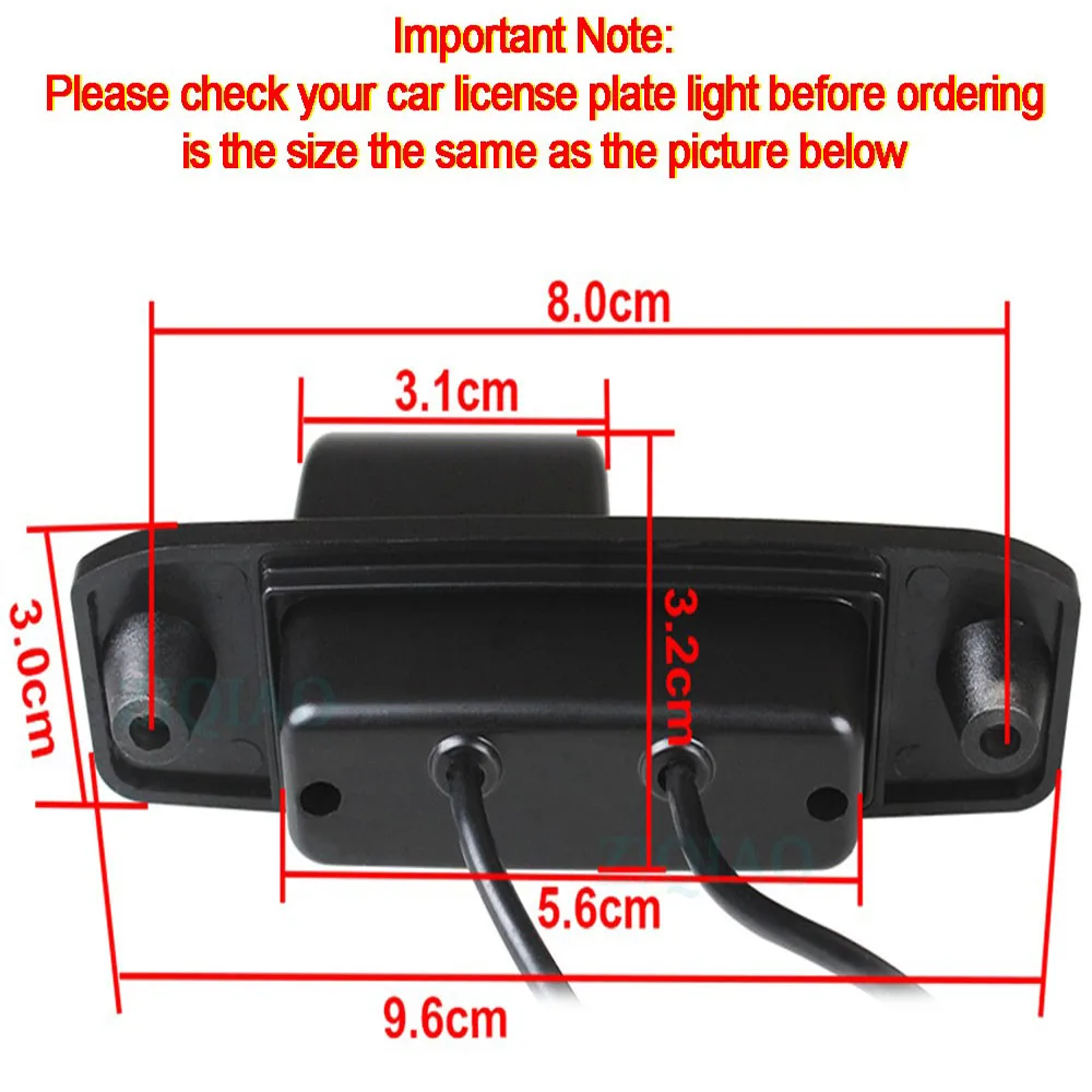 ZIQIAO for Kia Carens Opirus Sorento Hyundai Elantra Azera Santa Fe IX45 Sonata Accentt Tucson Terracan Rear View Camera HS030