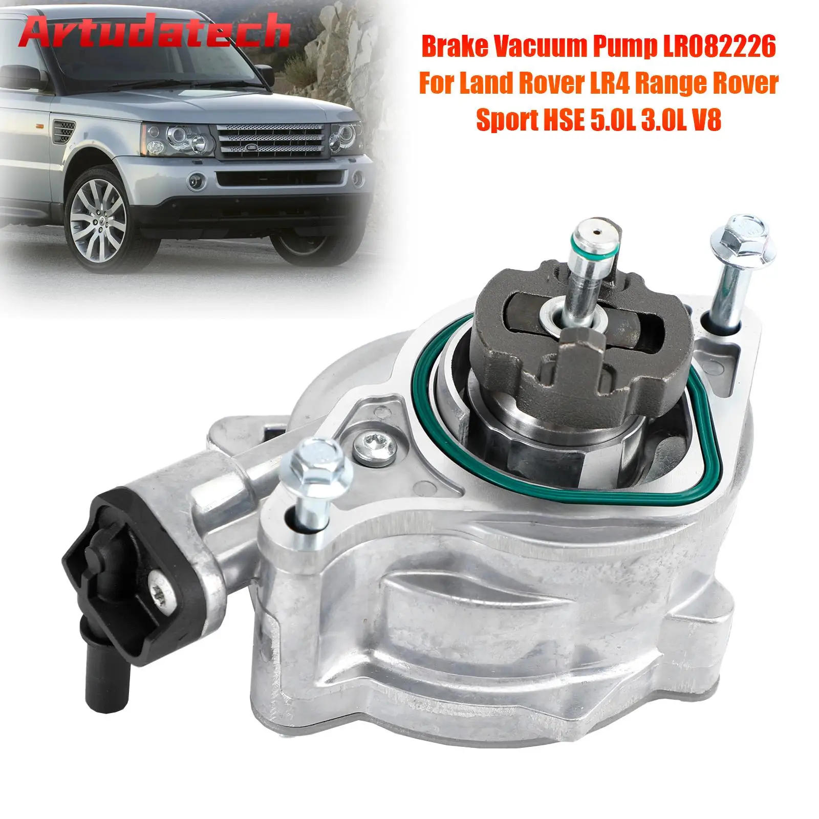 

Artudatech Brake Vacuum Pump LR082226 For Land Rover LR4 Range Rover Sport HSE 5.0L 3.0L V8 Car Accessories