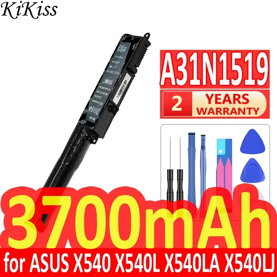 

Аккумулятор KiKiss 3700 мАч A31N1519 для ASUS X540 X540L X540LA X540LJ X540S X540SA X540SC X540YA A540 A540LA F540SC R540S