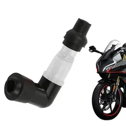 90 Degree Flashing Spark Plug Cap Motocross 90 Degree Spark Plug Resistor Cover Motorcycle Flash Spark Plug Boot Cap Cover For